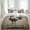 Chestnut, variant on Early Rooster Set of 4 Bedding Quilt Covers, Brown Spring Farmhouse Vintage Chicken 4-Piece Bed Sheet Set with Extra Soft Bed Sheets Quilt Cover Pillowcase, Queen
