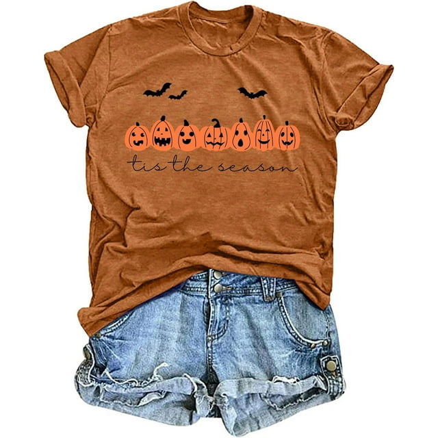 Daznico T-Shirt Décontracté à Manches Courtes et Col Rond Imprimé pour Femmes pour Usage Quotidien
