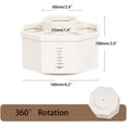 thumbnail image 2 of Organizador de escritorio, soporte para bolígrafo multifuncional giratorio de 360 grados, caja de almacenamiento de suministros de arte para el hogar y la Oficina, color blanco, 2 of 5