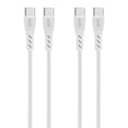 thumbnail image 1 of Onn. 2-Pack 10 FT / 3.05 m USB 60W Fast Charging USB-C to USB-C Cable, 1 of 5