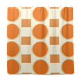 thumbnail image 2 of Yayeee Shower Curtain with Hooks 72"x72" Waterproof Fabric Bathroom Hanging Decor, Orange Geometric Pattern, 2 of 5