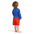 thumbnail image 4 of Character Toddler Boy Rash Guard Swim Set with Coverup, 3- Pieces, Sizes 12M- 5T, 4 of 6