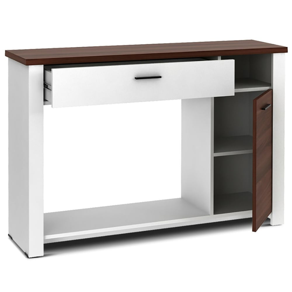 Spaco 48 Inch Console Table with Drawer and Cabinet, Entryway Table Hallway Table, Storage-Friendly Hallway Table for Foyer & Entry Spaces