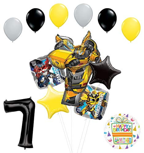 The Ultimate Transformers 7th Birthday Party Supplies and Balloon Decorations 