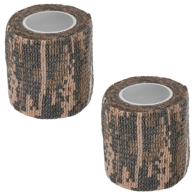 Uxcell 3 Rollos de Cinta Camuflaje 2IN x 14.76FT, Cinta Autoadhesiva Impermeable No Reflectante para Escalada al Aire Libre, ACUCamo