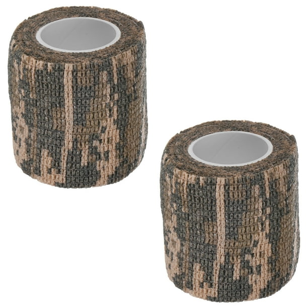Uxcell 3 Rollos de Cinta Camuflaje 2IN x 14.76FT, Cinta Autoadhesiva Impermeable No Reflectante para Escalada al Aire Libre, ACUCamo