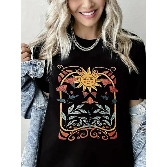 Women's Nashville T Shirts Country Music Concert Tshirts Distressed Graphic Short Sleeve Tees for Women