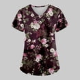 thumbnail image 5 of Birdeem Mode de la Saint-Patrick pour Femmes, Col en V, Décontracté, Manches Courtes, Imprimé, Poches, Hauts Blouse pour Dames, 5 of 5