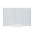 thumbnail image 3 of U Brands Glass Dry Erase Board, 35"x23", White Frosted Surface With Silver Grommets, Frameless, Includes Marker With Eraser, 3 of 4