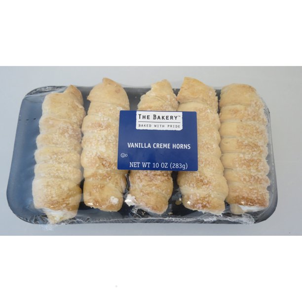 The Bakery at Walmart Vanilla Creme Horns, 10 oz