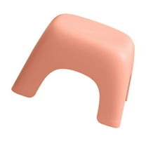 OHOIOLLA Square Pink Stool 1Pack 9.9X9.9X6.3In