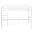 thumbnail image 3 of Twin Over Twin Metal Bunk Bed,Divided into Two Beds, 3 of 7