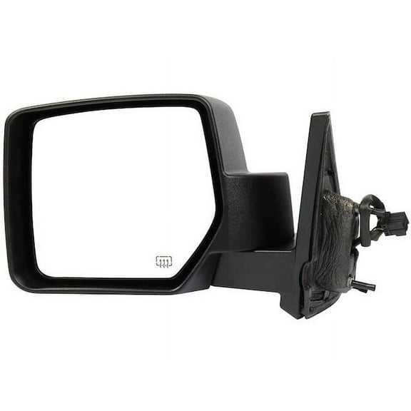 Left Driver Side Power Mirror - with Heated Glass - Compatible with 2007 - 2017 Jeep Patriot 2008 2009 2010 2011 2012 2013 2014 2015 2016