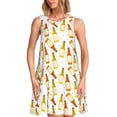 thumbnail image 1 of Disketp Beer Bottles para Vestido sin Mangas para Mujeres, Vestidos de Verano para Mujeres, Casual y Holgado para la Playa, 1 of 7
