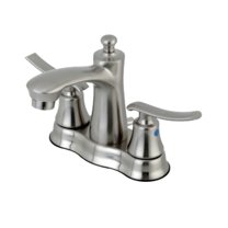 Kingston Brass FB7618JL 4 in. Centerset Bathroom Faucet, Brushed Nickel