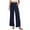 Navy, variant on Utoimkio Women's Wide Leg Lounge Pants High Waisted Casual Loose Cotton Yoga Pants for Women with Pockets