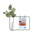 thumbnail image 1 of Local Japanese Famous Sightseeing Transparent Glass Hanging Vases Decoration Bottle, 1 of 2