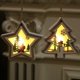 thumbnail image 2 of Madera 3 Piezas de Adornos Navideños Luminosos con Luces Colgantes de Madera Luminosos Colgantes de Árbol de Navidad Decoraciones Regalos de Navidad Sailing  Electrónica, 2 of 5
