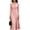 Pink, variant on Women's Winter Double Breasted Trench Coat Notch Lapel Collar Pea Coat Swing A Line Long Overcoat