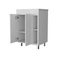 thumbnail image 5 of FM FURNITURE Palmer 24" Free Standing Vanity cabinet White Engineered Wood, 5 of 7