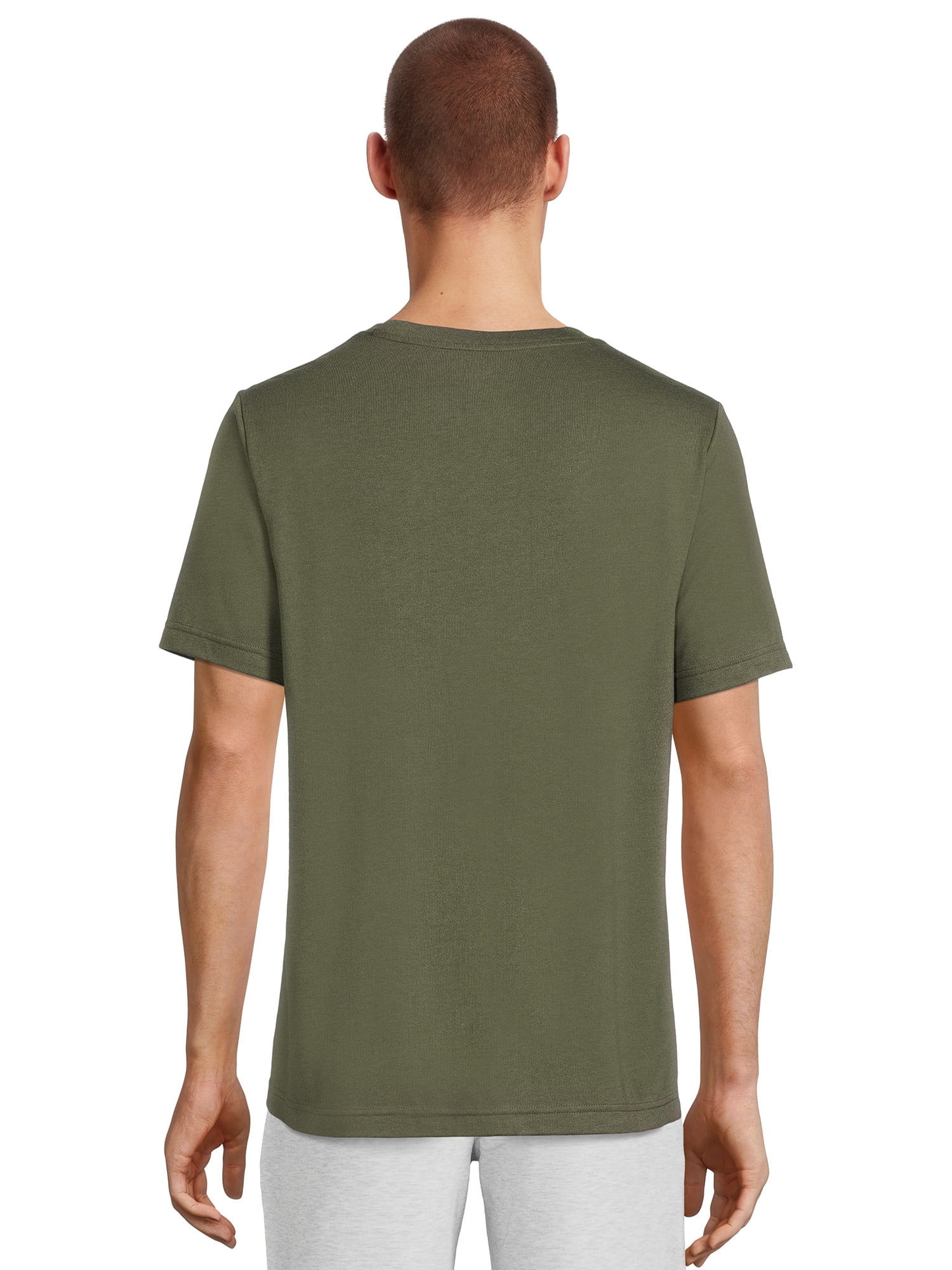 Athletic Works Men's Short Sleeve Soft Pocket T-Shirt, Sizes S-4XL