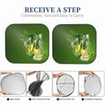 thumbnail image 6 of Daiia Friut Avocado 2PCS Car Windshield Sun Shade, Foldable Sun Shield for Car Front Window, Auto Sun Blocker Visor Protector Universal for Truck SUV Pickup-Small, 6 of 7