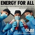thumbnail image 2 of BUM Energy Energy Drink, 112 mg Natural Caffeine, Strawberry Kiwi, 12 fl oz, 12 pack, 2 of 5