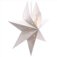 thumbnail image 2 of Hanging Paper 7 Pointed Star Lantern, Christmas Hanging Star Decorations for Christmas Wedding Birth, 2 of 5