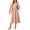 Pink, variant on Long Sleeve Fall Dresses for Women Polka Dot Dress - Fall/Winter Casual High Waist A-Line Midi Dress with Puff Sleeves