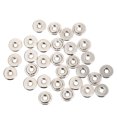 thumbnail image 4 of 1 Set 30Pcs Round Knurled Thumb Nuts Connector Lock Adjusting Nuts (Silver), 4 of 9