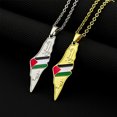 thumbnail image 3 of Wweixi Exquisite Palestine Map Pendant Necklace Symbol Of Unity And Peace Exquisite Polishing And Thick Gold, 3 of 6