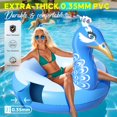 thumbnail image 2 of Pavo real inflable Pool Float DeepRBetter para adultos, 2 of 7