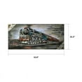 thumbnail image 2 of Yosemite Home Decor "Full Steam Ahead I" Wood Wall Art in Multi-Color, 2 of 2