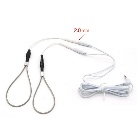 Adjustable Stainless Steel Loops Ring Massager Units Accessories with Lead Wires Cable