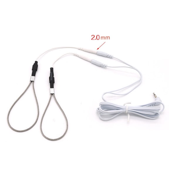 Adjustable Stainless Steel Loops Ring Massager Units Accessories with Lead Wires Cable