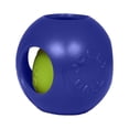 thumbnail image 1 of CHOK Plastic Teaser Ball Dog Toy  10 in  Blue, 1 of 5