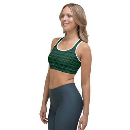 

Women’s Plaid Pattern Soft Colorful Comfortable Sports bra
