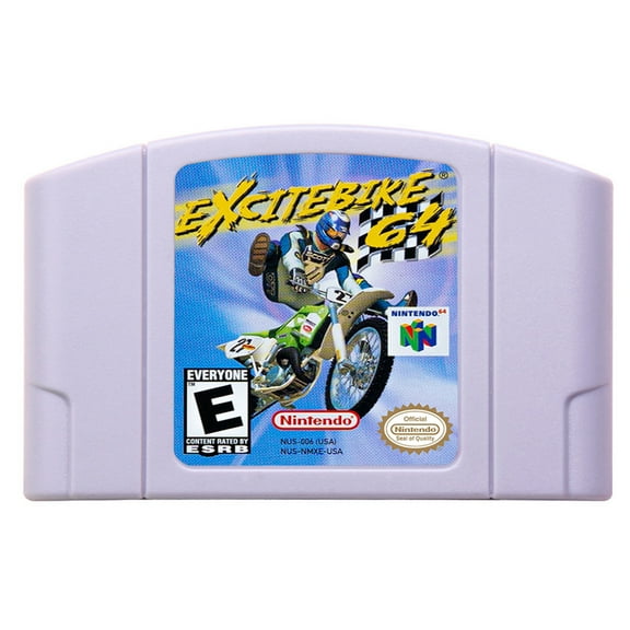 Video Games Compatible for the n64 console, replacement cartridge for Excitebike 64 NTSC
