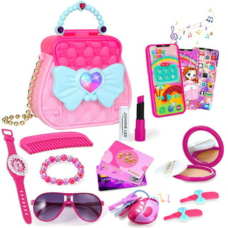 Sendida Washable Kids Makeup Kit for Girls Toys with Cute Makeup Bag, Toy for Girls Age 3 4 5 6 7 8 9 10 Year Old (25pcs) 