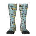 thumbnail image 1 of Bingfone Hawaiian Style Print Compression Socks for Women and Men Long Socks for Running Athletic Cycling Nurse, 1 of 6