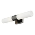 thumbnail image 5 of Livex Lighting Aero 2-Light Twist Lock Metal Vanity Lighting in Black Chrome, 5 of 16