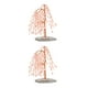 thumbnail image 1 of Inteprter Exquisita decoración de árbol: buenos deseos y significativo adorno para el hogar o la oficina, árbol seguro, escritorio, color rosa Rosa 2Conjunto, 1 of 6