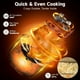 thumbnail image 5 of Air Fryer Kitchen Elite Digital 7 en 1 compacta de 2 litros, color gris, 5 of 7
