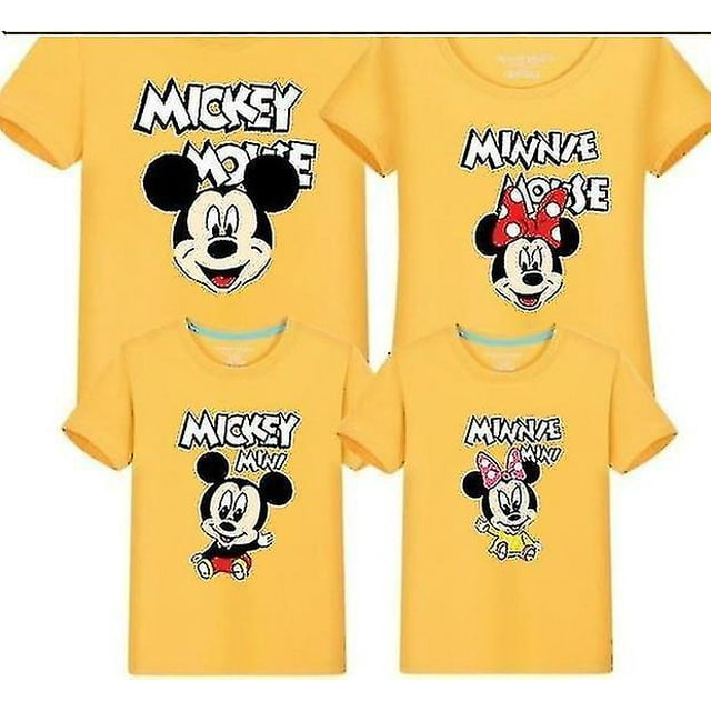 Mickey Minnie T-shirt Look Family Matching Clothes ( Set 3)