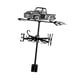 thumbnail image 4 of Veleta negra para camioneta, adorno para camión, accesorios para manualidades, veleta de Metal, indicador de dirección del viento para granja,, 4 of 8