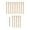 16pcs, variant on Elodie Copper Nails Copper Tree Stump Nails for Trees Stumps Slating Roofing 22pcs