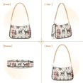 thumbnail image 7 of FORMRS Womens Shoulder Bag with Chain Strap Clutch Purse Cute Tote Handbag, Beige Deer, 7 of 7
