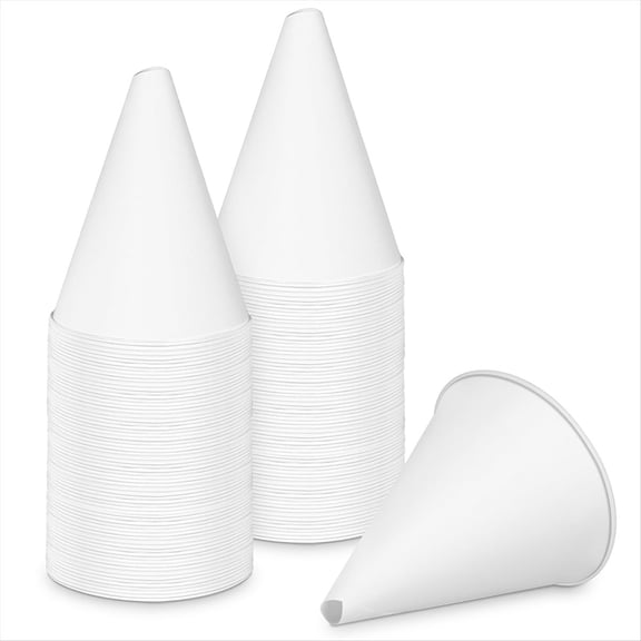 50 Pcs Paper Funnels for Motor Oil 6 Oz Engine Funnel Cone Gas,Dispensers or Kitchen Filling Bottle