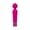 Pink, variant on Royal Gems Scepter Silicone Mini Personal Massage Wand, Black
