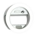 thumbnail image 3 of Impressions Vanity GlowMe Ring Light with 4 LED Selfie Light Levels, Portable (Silver), 3 of 11